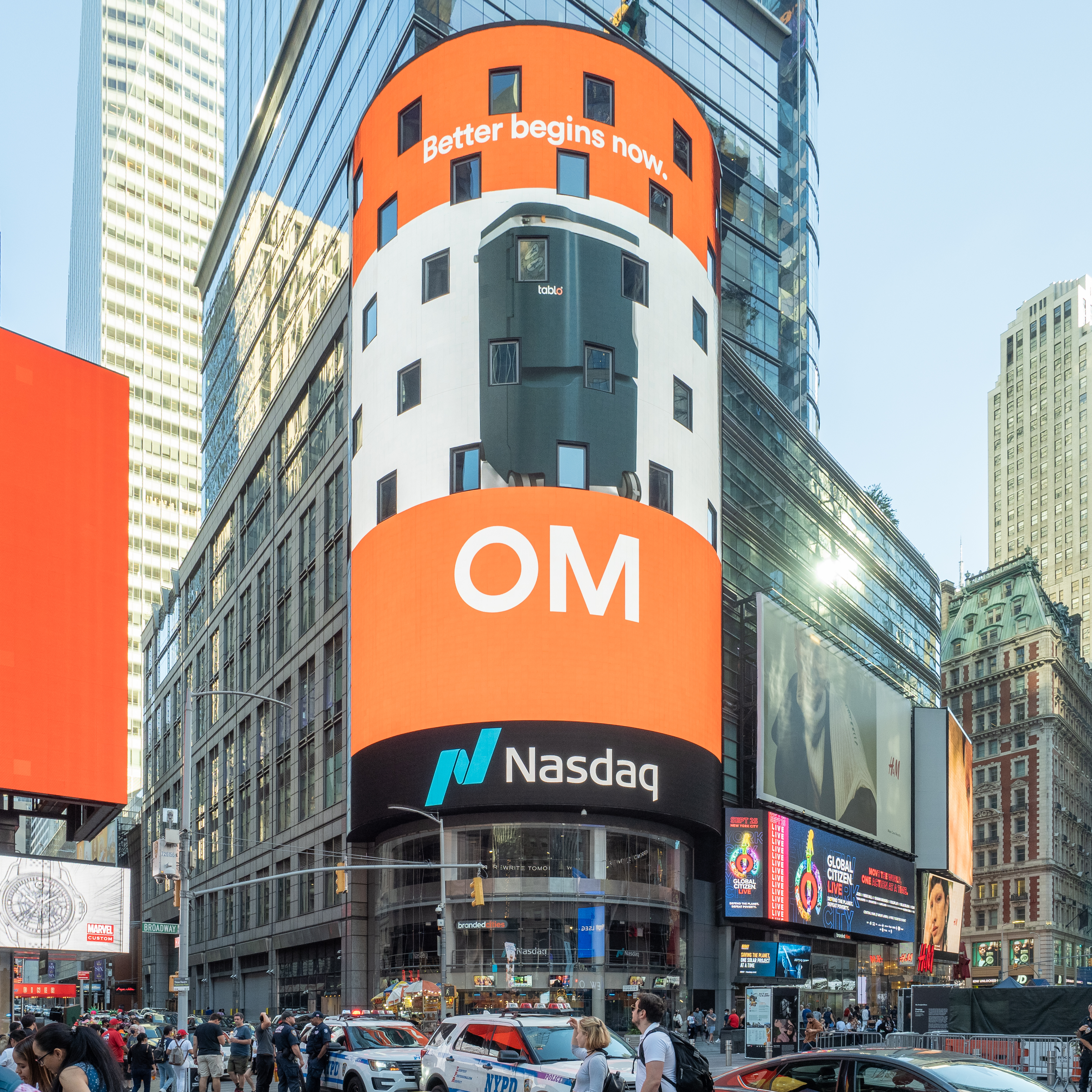 Nasdaq MarketSite am Times Square – reales Technologiebörsen-Motiv